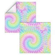 2 tie dye pastel rainbow colourful psychedelic rave music festivals neon pink blue green spirals watercolor pop art hippies