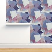 NORDIC Color Block in mauve blue grey