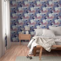 NORDIC Color Block in mauve blue grey