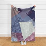 NORDIC Color Block in mauve blue grey