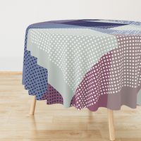 NORDIC Color Block in mauve blue grey