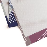 NORDIC Color Block in mauve blue grey