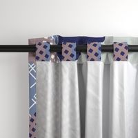 NORDIC Color Block in mauve blue grey