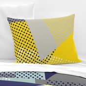 NORDIC Color Block yellow blue grey