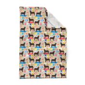 chocolate lab sandcastles summer dog breed fabric labrador retriever tan