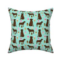 chocolate lab ice cream summer dog breed fabric labrador retriever blue 