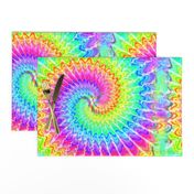 1 tie dye rainbow colourful psychedelic rave music festivals neon pink blue green spirals watercolor pop art hippies