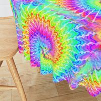 1 tie dye rainbow colourful psychedelic rave music festivals neon pink blue green spirals watercolor pop art hippies