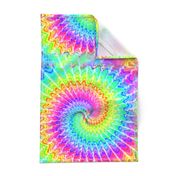 1 tie dye rainbow colourful psychedelic rave music festivals neon pink blue green spirals watercolor pop art hippies