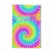 1 tie dye rainbow colourful psychedelic rave music festivals neon pink blue green spirals watercolor pop art hippies
