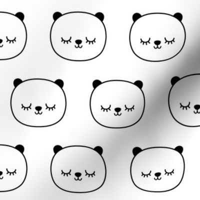 panda dreams panda sleepy faces