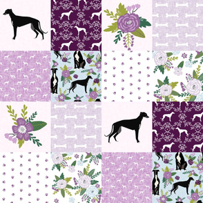 greyhound pet quilt c cheater quilt nursery dog quilt 