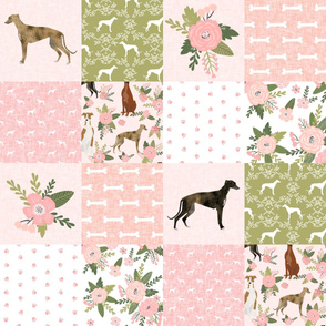 greyhound pet quilt d cheater quilt nursery dog quilt 