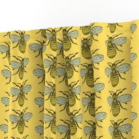 Yellow Bee Pattern