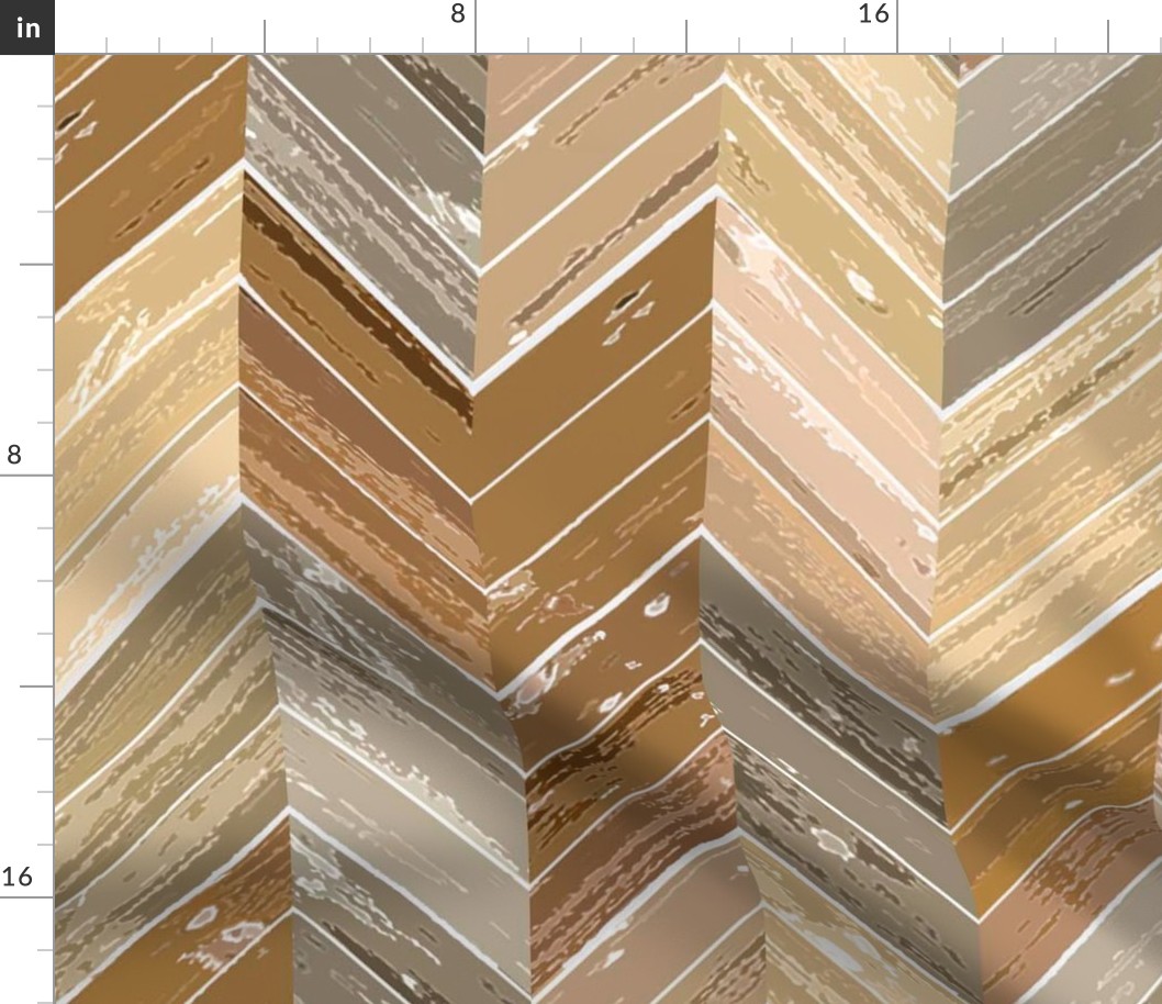 Wood Parquetry - Sepia