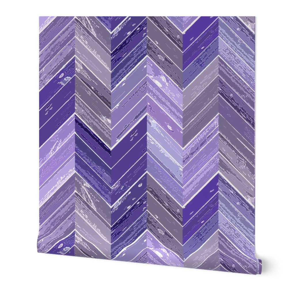 Wood Parquetry - Purple 2