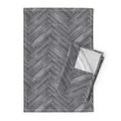 Gray Herringbone Wood Panels