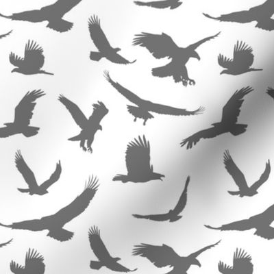 Grey Eagle Silhouettes // Large