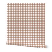 Gingham brown