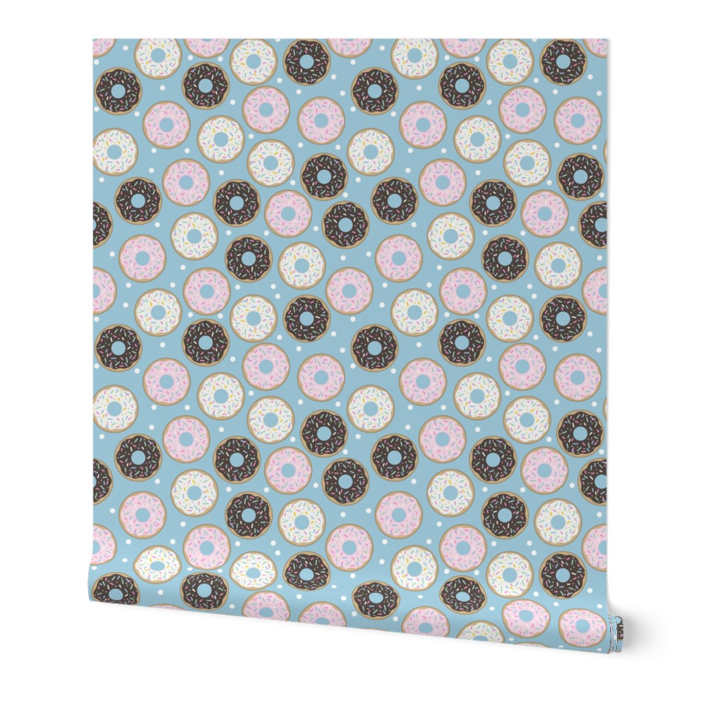 Donuts Pastel blue