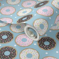 Donuts Pastel blue