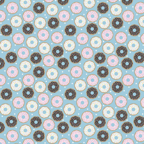 Donuts Pastel blue