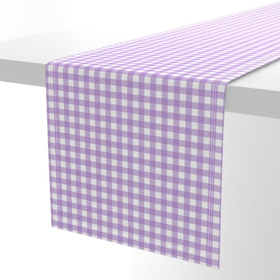 Gingham purple