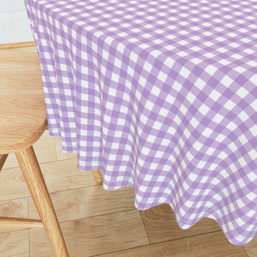 Gingham purple