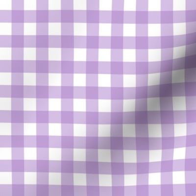 Gingham purple