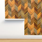 Wood Parquetry - Sepia