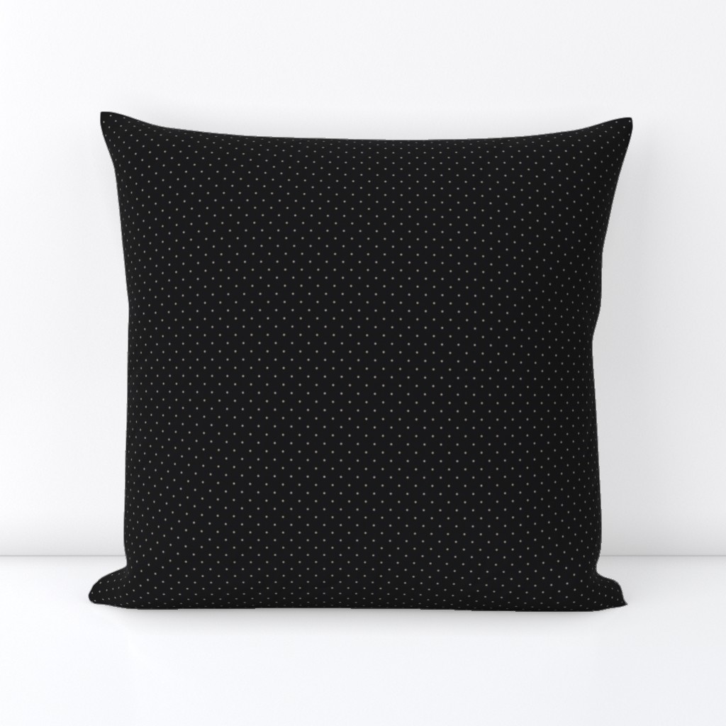 ★ VINTAGE POLKA DOTS ★ Black, Small Scale / Collection : Swallows & Polka Dots – Rockabilly Prints