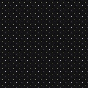 ★ VINTAGE POLKA DOTS ★ Black, Small Scale / Collection : Swallows & Polka Dots – Rockabilly Prints