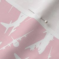 C130 Pink Background with White