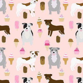 pitbull mixed coats ice cream dog breed pure breed fabric pink