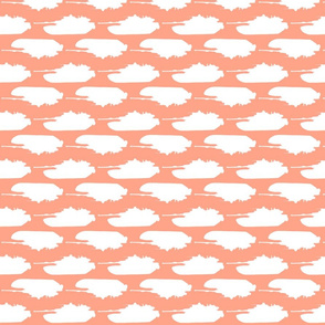 M1A1 Tank in a Coral and white offset pattern