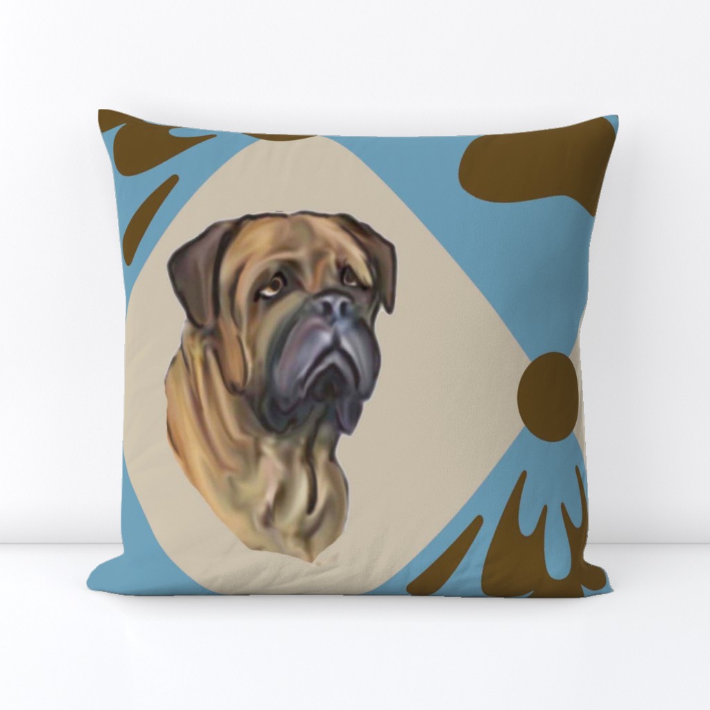 Bullmastiff quilt Two