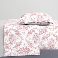 Lady Mary's Roses Pink Floral Toile