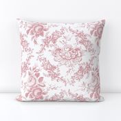 Lady Mary's Roses Pink Floral Toile