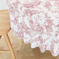 Lady Mary's Roses Pink Floral Toile