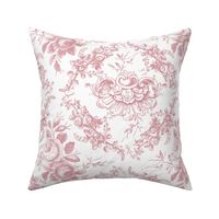 Lady Mary's Roses Pink Floral Toile