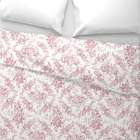 Lady Mary's Roses Pink Floral Toile