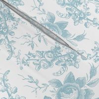 Lady Mary's Roses Mint Floral Toile