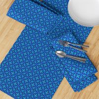 Blue Kaleidoscope Tie Dye
