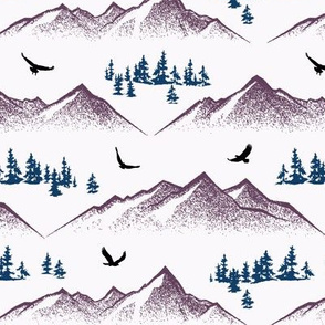 Eagle Mountain // Finn Violet on Whisper White // Small