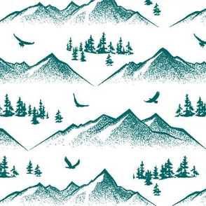 Eagle Mountain // New Teal // Small