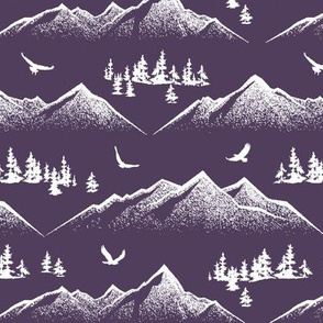 Eagle Mountain // Royal Purple // Small