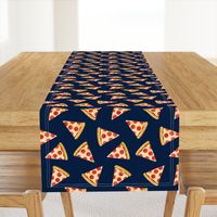 pizza slice (navy) food fabric