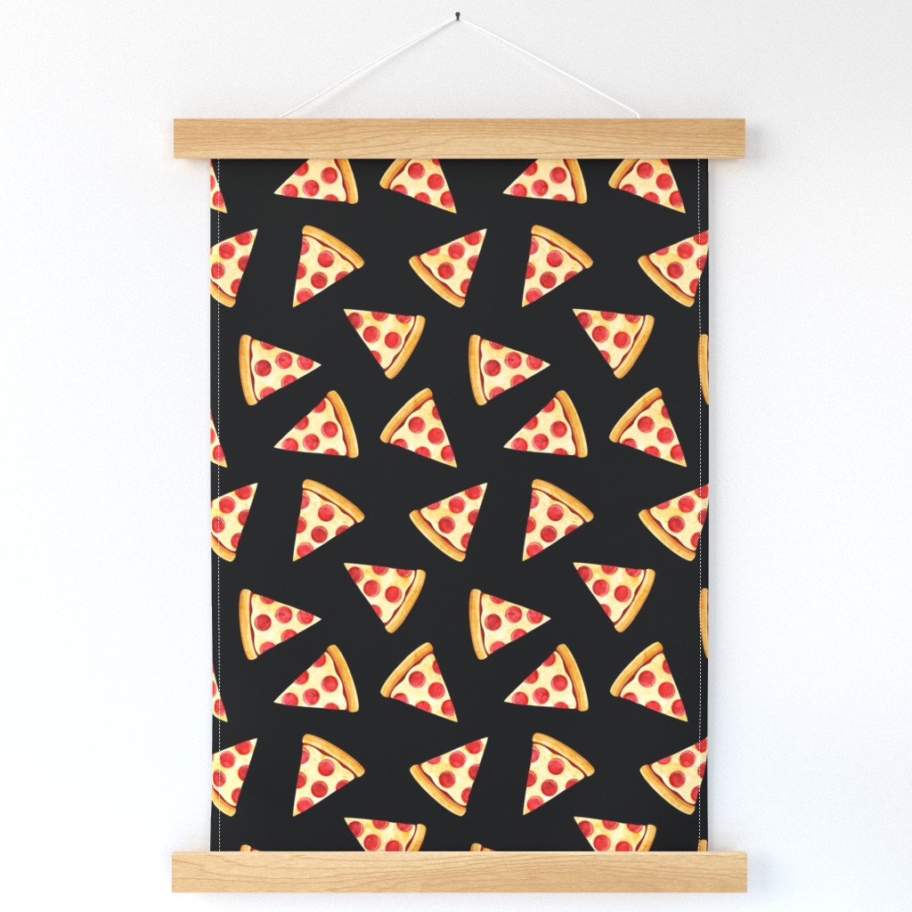 pizza slice (black) food fabric