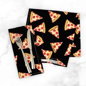 pizza slice (black) food fabric