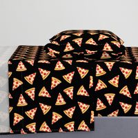 pizza slice (black) food fabric